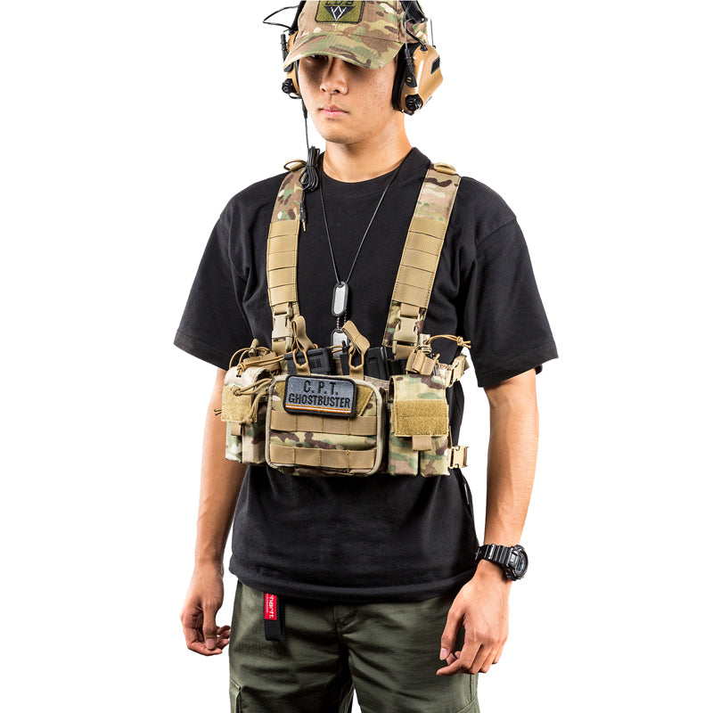 VULTURE Chest Rig 丨 Velcro Panel & MOLLE System