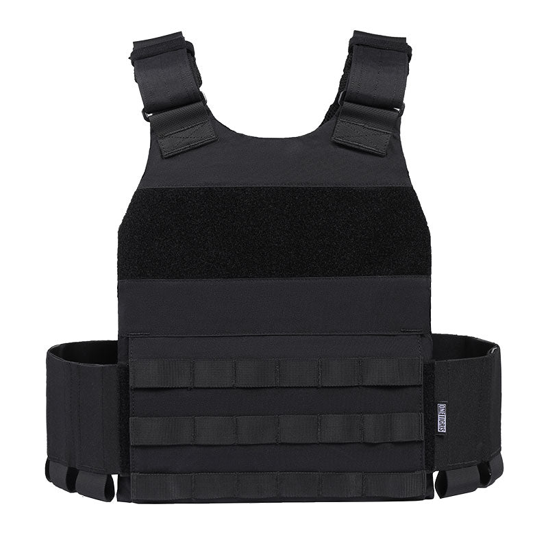 Low Profile Tactical MOLLE Vest 丨Velcro Waist Band & Side Stretch Pockets