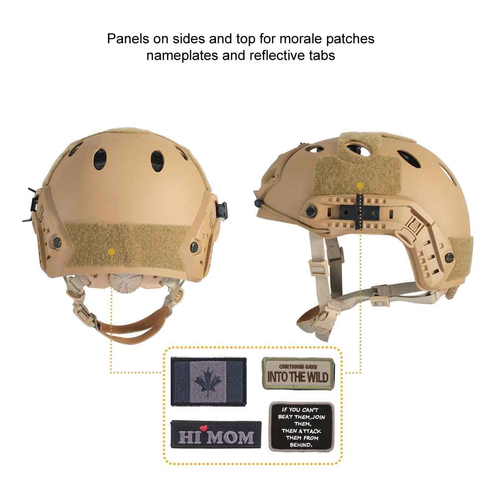 Fast PJ Airsoft Helmet 丨MOLLE System & Rail System