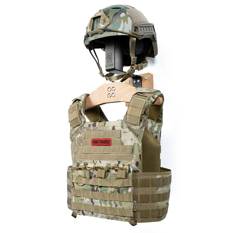 Tactical Gear Wall Mount 05 丨 With Panel rack hook & 40KG Load Capacity