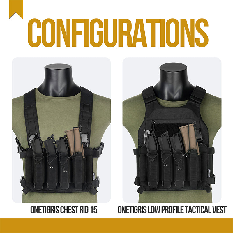 Tactical Placard 04 丨 Hook-and-Loop Backing & Elastic Retention Strap